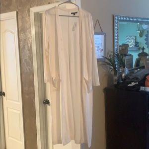 Ivory super soft long duster